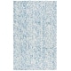preview thumbnail 86 of 102, SAFAVIEH Handmade Abstract Isaltina Modern Wool Rug 4' x 6' - Blue/Ivory - Rectangle