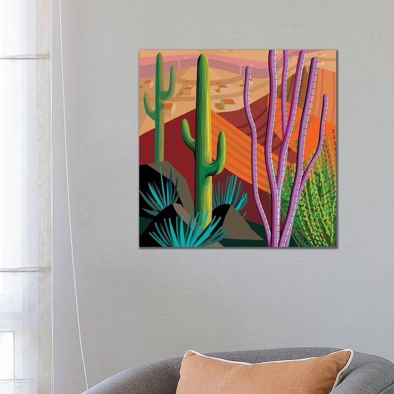 iCanvas "Tucson, Square" by Charles Harker Canvas Print - 26x26x1.5