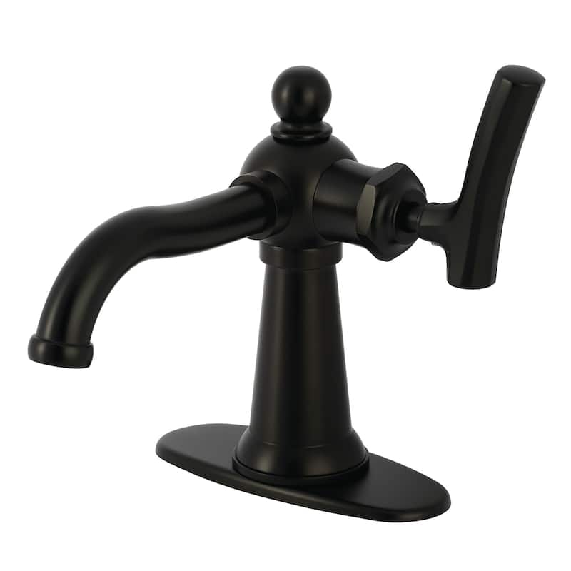 Kingston Brass KSD354.TKL Hallerbos 1.2 GPM Single Hole Bathroom - Matte Black