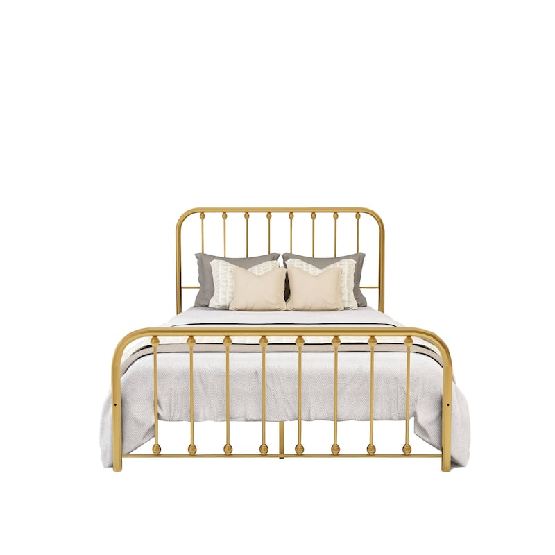 Alazyhome Sturdy Metal Platform Bed Frame