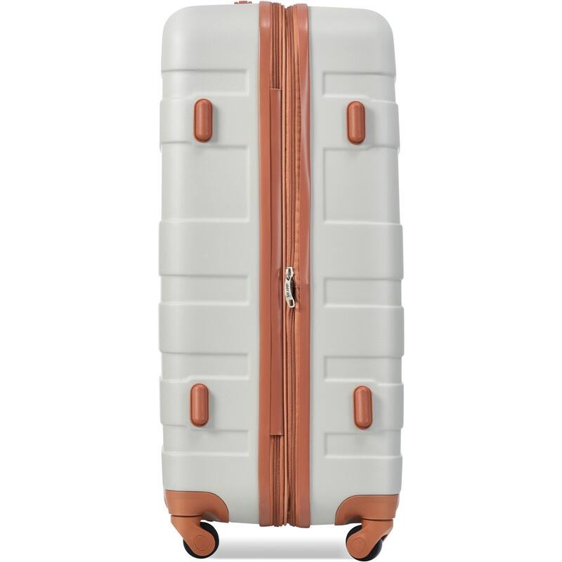 3pcs Luggage Sets Expandable Hardshell Lightweight Durable Suitcase Set Spinner Wheels Suitcase with TSA Lock