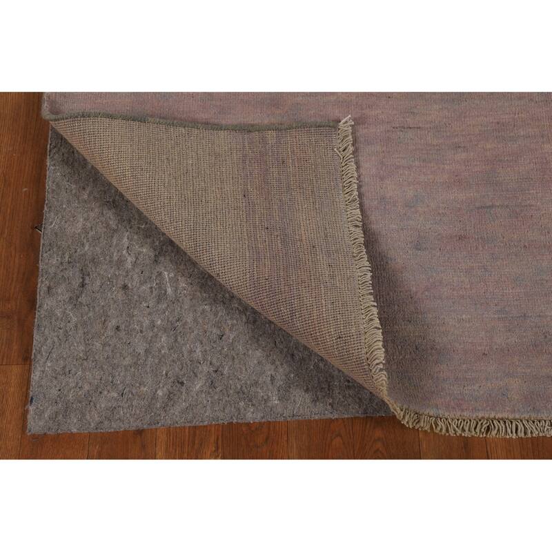 Brown Gray Gabbeh Oriental Area Rug Hand-Knotted Wool Carpet - 4'11" x 6'6"
