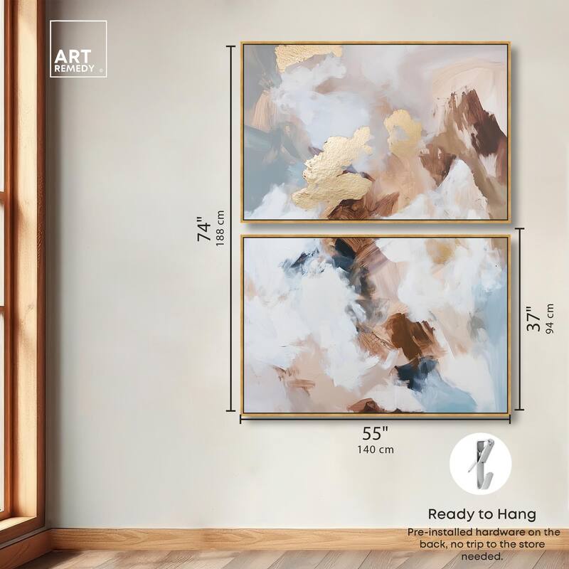Earth's Palette II Canvas Set of 2 by Art Remedy