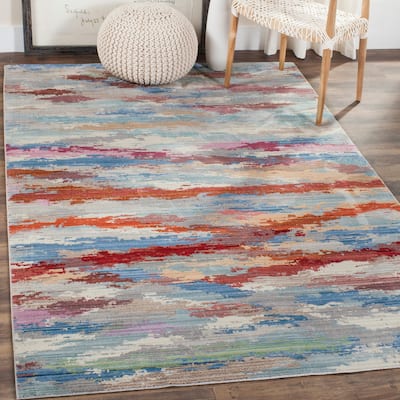 SAFAVIEH Valencia Gracie Distressed Vintage Boho Oriental Polyester Rug