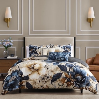Bebejan English Manor 100% Cotton Sateen 5 Piece Reversible Comforter Set
