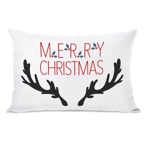 Christmas Antlers - Lumbar Pillow