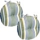 preview thumbnail 2 of 11, Sunnydaze Polyester Round Patio Seat Cushions - Set of 2