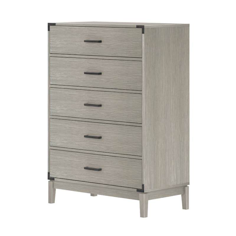 Plank and Beam Contempo 5 Drawer Dresser