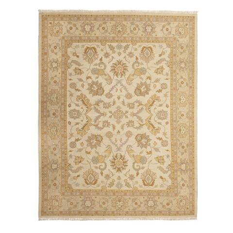 Ivory/Beige Soumak Flatweave Area Rug