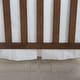 preview thumbnail 14 of 12, Rizzy Home Velvet Trim Crib Skirt - 26" x 51"