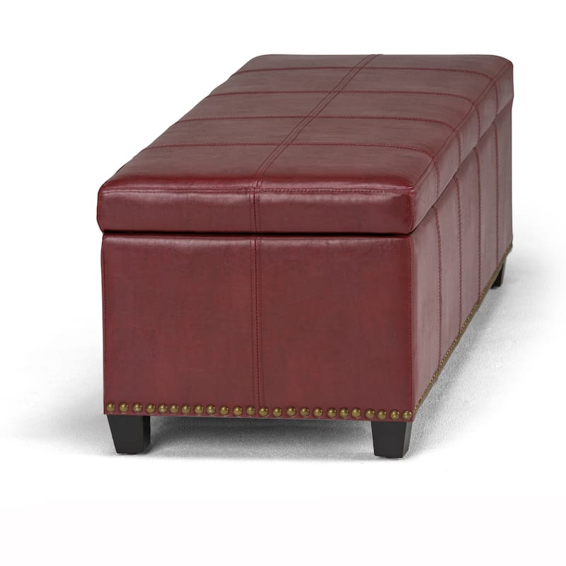 WYNDENHALL Stanford Upholstered Storage Ottoman