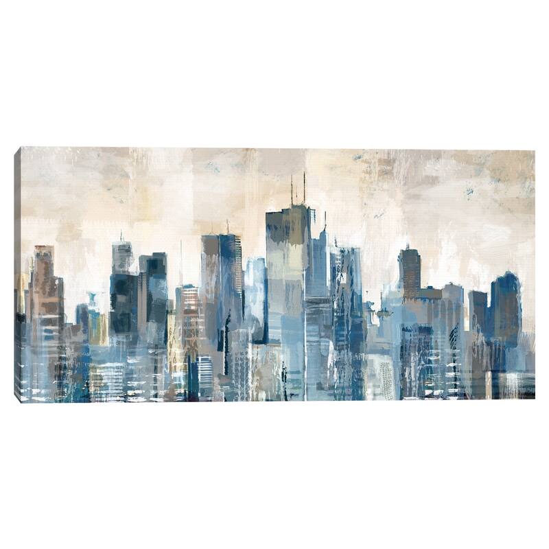 Urban Blues by Studio Arts Canvas Art Print