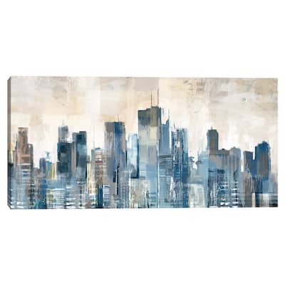 Urban Blues by Studio Arts Canvas Art Print