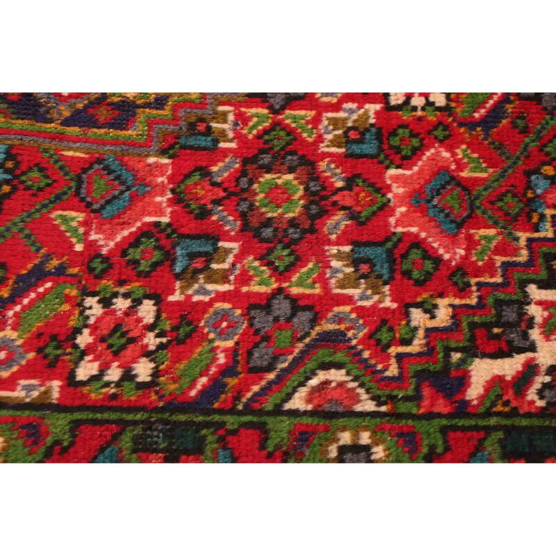 ECARPETGALLERY Hand-knotted Andelz Red Wool Rug - 3'3 x 4'9