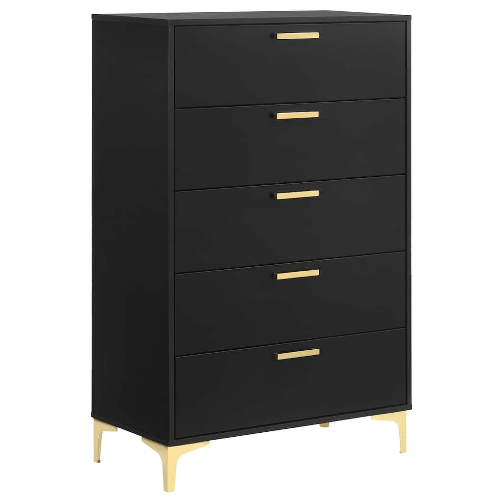 Kendall Modern Classic Wood 5-drawer Bedroom Chest