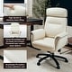 preview thumbnail 12 of 16, Eureka Ergonomic Leather Executive Swivel Office Chair Adjustable Home Sofa Chair, High Back Pillow Back