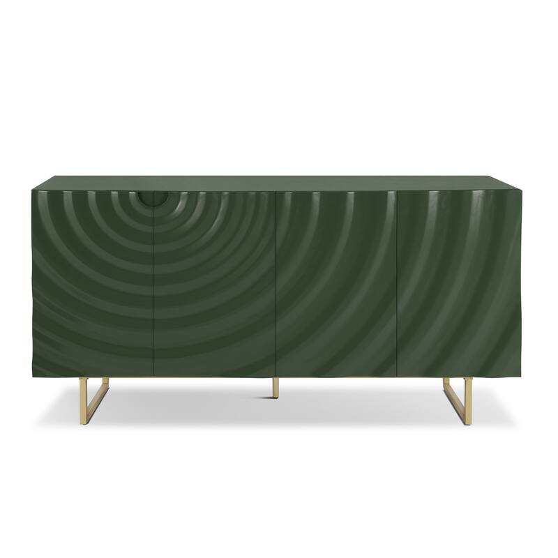 Christopher Knight Home - Oliver 60" Sideboard with Textured Doors and Adjustable Shelves