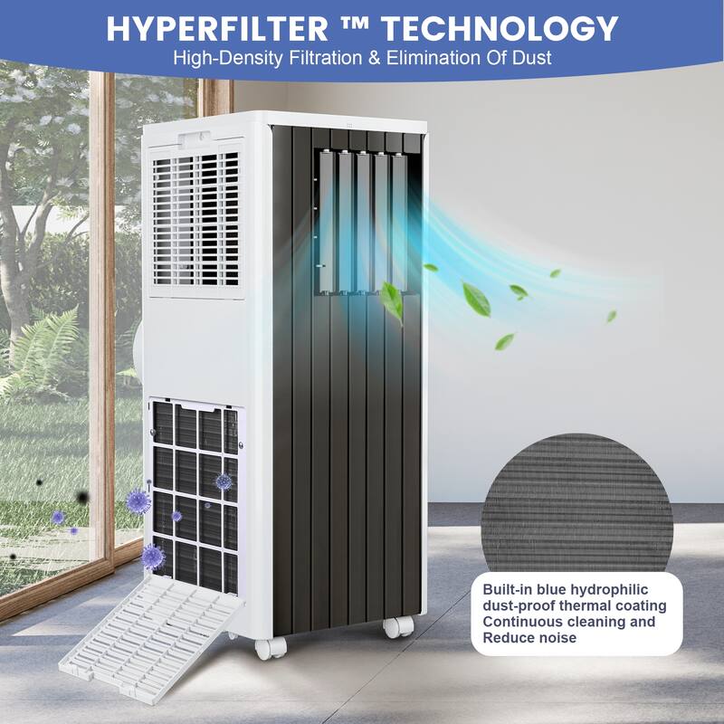 8,000BTU Portable Air Conditioners, 3-in-1 AC Unit for Room up to 350 Sq. Ft