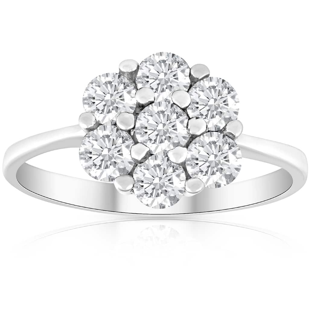 Bliss Diamond 1 1/2Ct Diamond Ring in White Gold