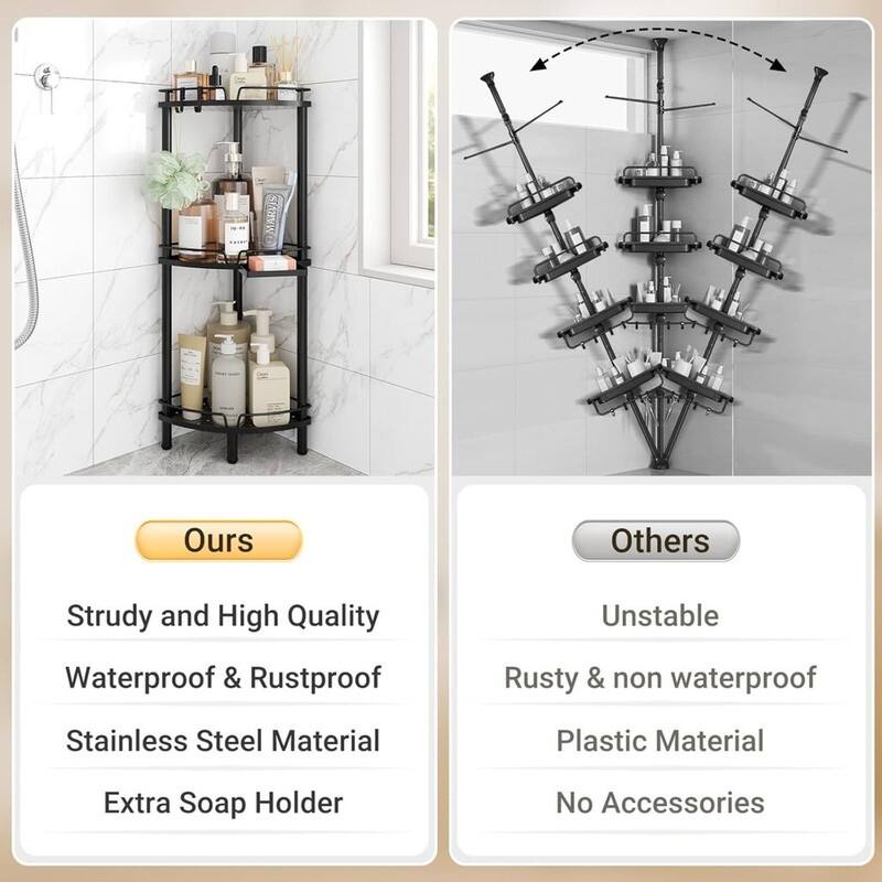Corner Shower Caddy Standing