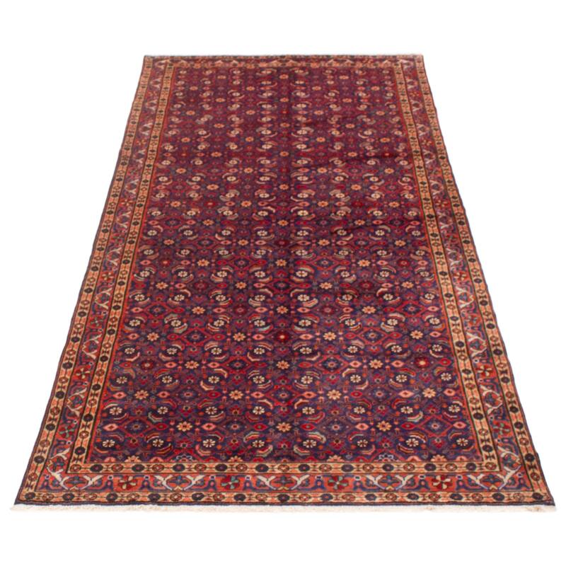 ECARPETGALLERY Hand-knotted Andelz Navy Wool Rug - 4'6 x 9'7