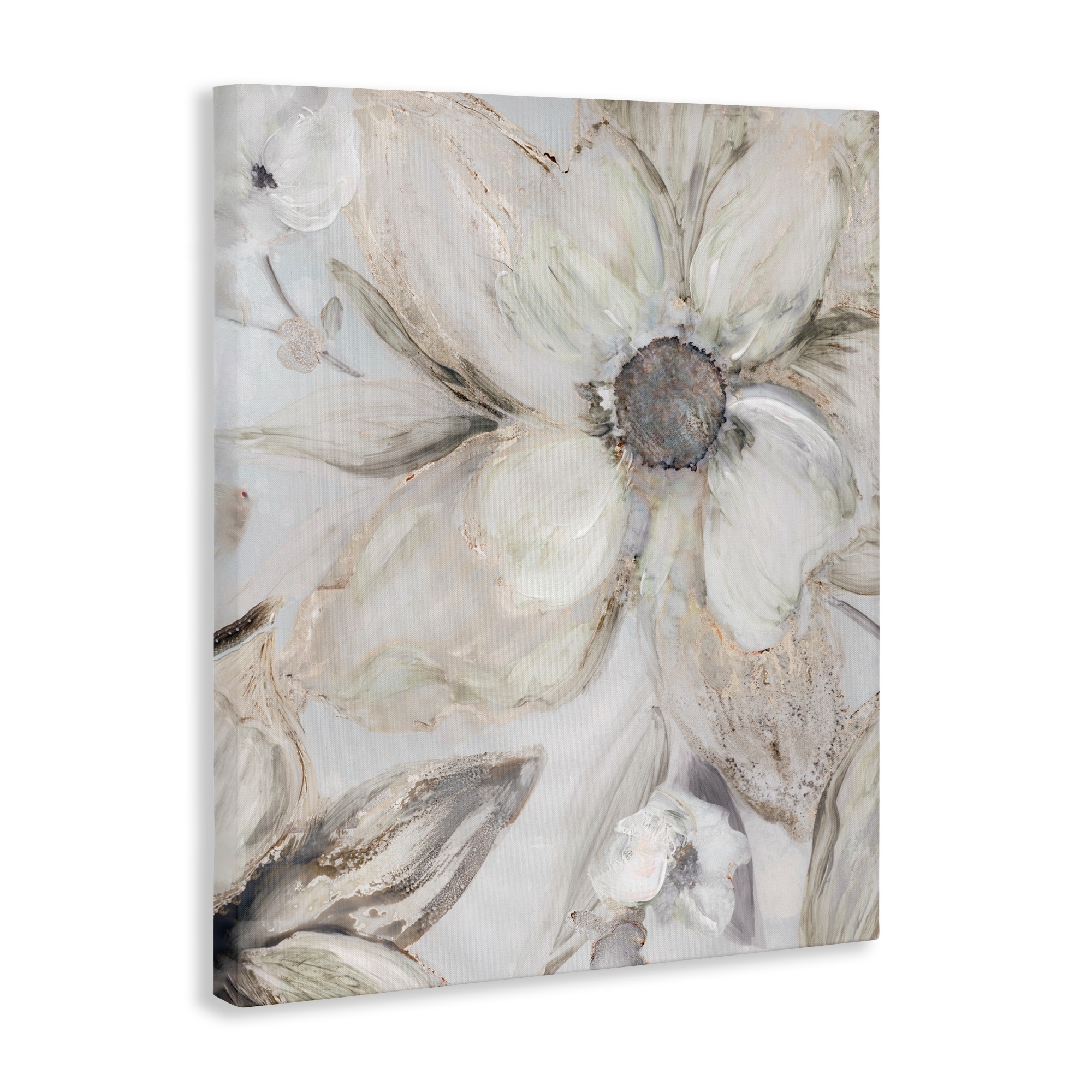馬上圖 Stupell Sandstone Tone Blooms Canvas Wall Art Design By Carol