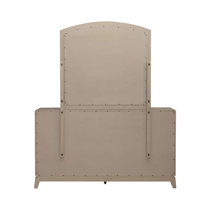 Avalon Burnished Beige Oak Queen Panel Storage Bed Bedroom Set