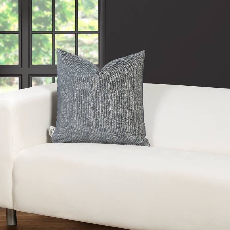 F. Scott Fitzgerald Time Square Sapphire Throw Pillow