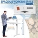 preview thumbnail 33 of 51, Futzca Height Adjustable Electric Standing Desk Sit Stand Computer Stand up Desk with Splice Board