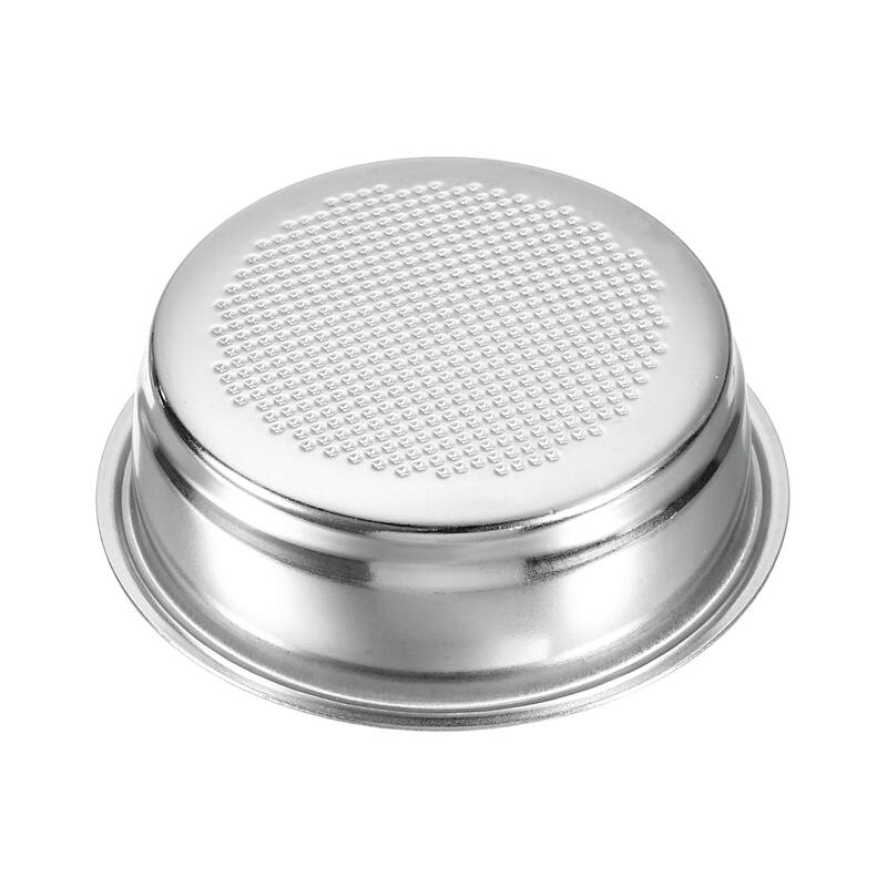 51mm Coffee Filter Basket, 1-Cup Stainless Steel Espresso Coffee Machine Bowl - Silver