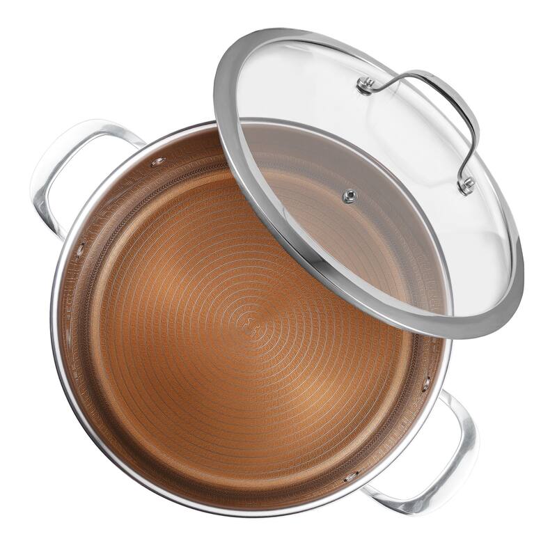 Giro by MasterPRO 10 Pc. Tri Ply Clad Cookware Pots and Pans Set