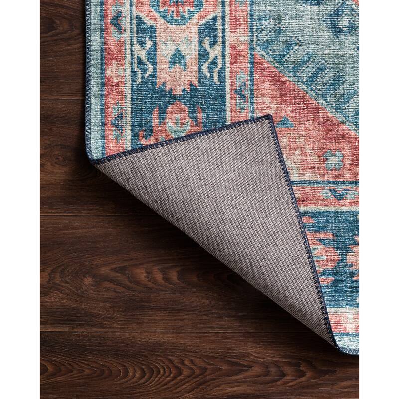 Alexander Home Leanne Boho Distressed Persian Printed Area Rug