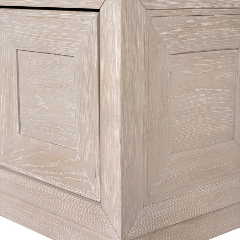 Furniture of America Durem Modern Classic Wood 2-Drawer Coffee Table with 4 Casters