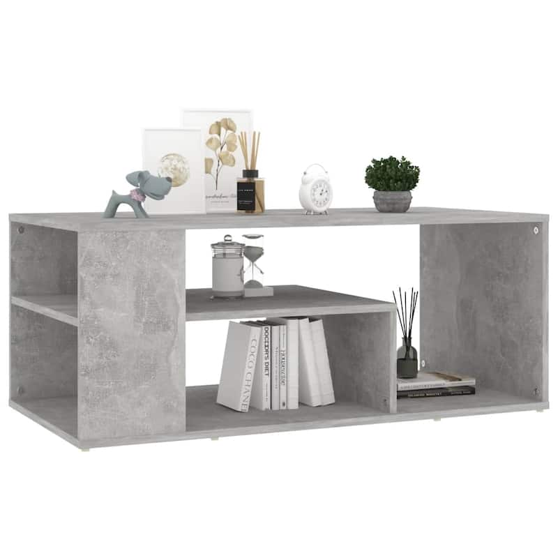 vidaXL Coffee Table Accent End Sofa Table for Living Room Engineered Wood - 39.4" x 19.7" x 15.7"