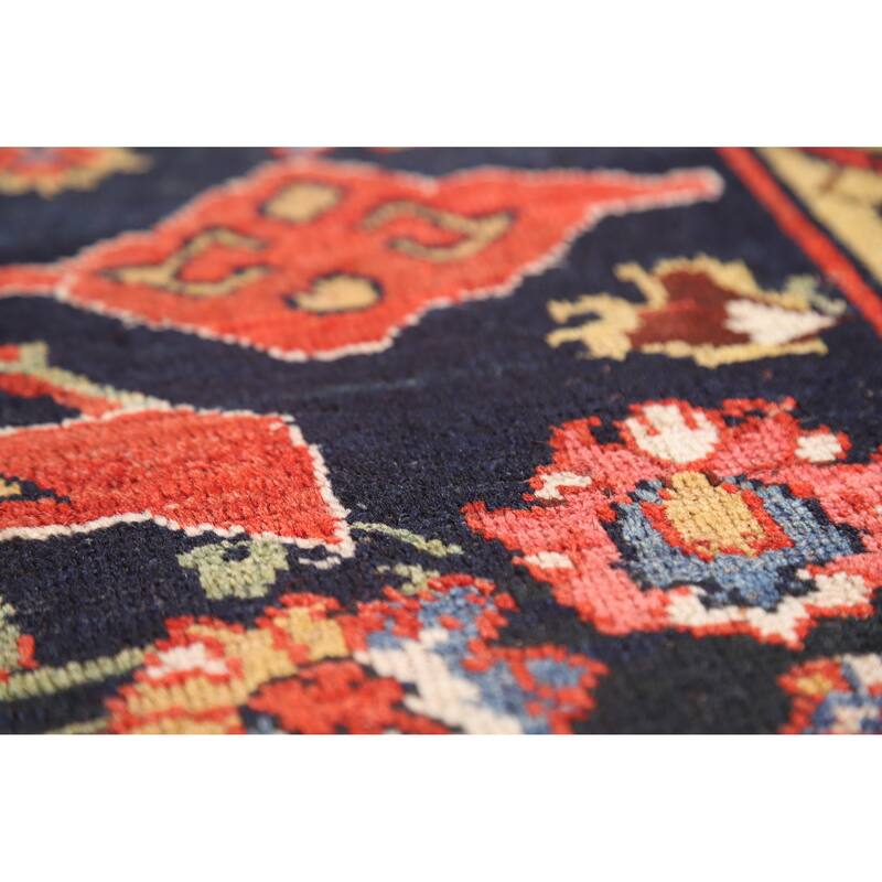 Hand Knotted Oriental 100% Wool Carpet Traditional Floral Red Bidjar Area Rug - 18' 11'' X 11' 7''