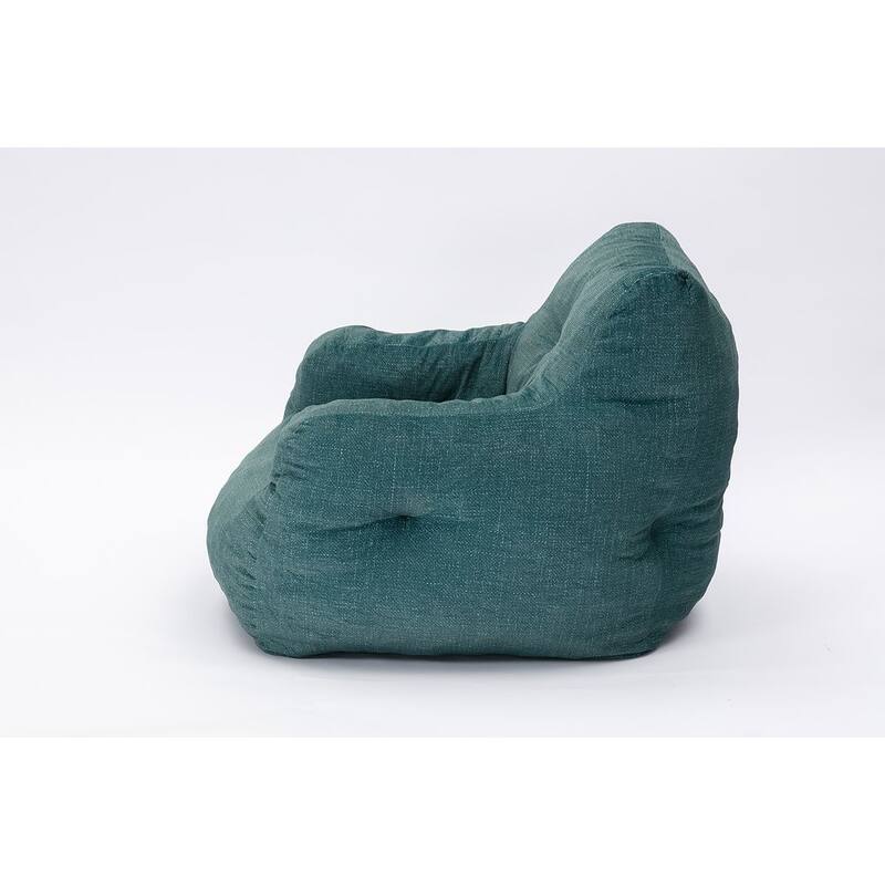 Modern & Elegant Bean Bag Chair | High Resilience Foam | Teddy Fabric or Cotton Linen | Versatile Lounge Seating