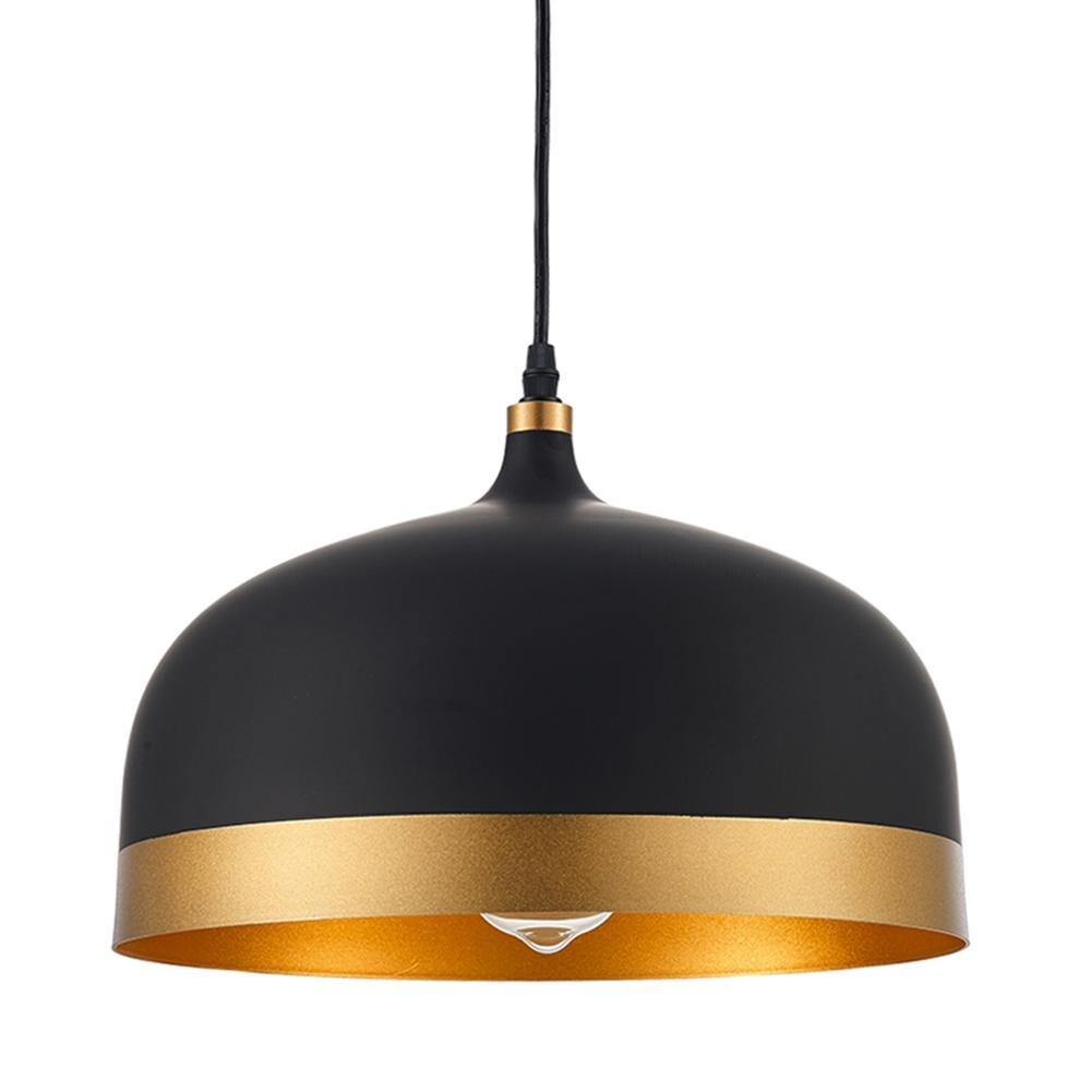 Ohr Lighting Lisse Saturn Pendant Black Gold
