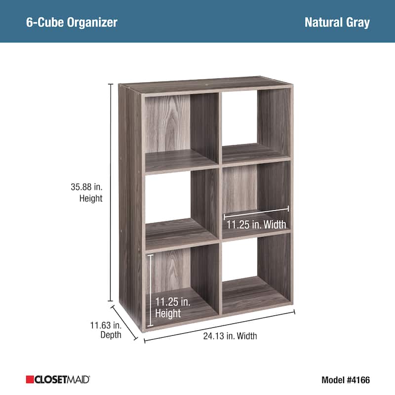 ClosetMaid Cubecials 6-Cube Organizer