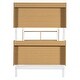 preview thumbnail 52 of 53, Metal Bunk Bed with Bedside Storage Bookcase, Twin Over Twin/Full Over Full Convertible Bunk Bedframe with Ladder and Guardrail