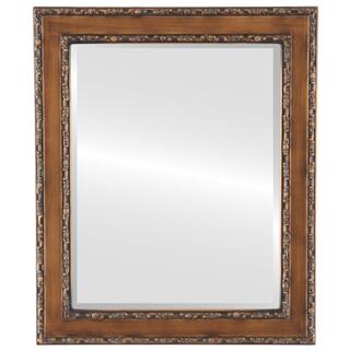 Monticello Framed Rectangle Mirror in Sunset Gold