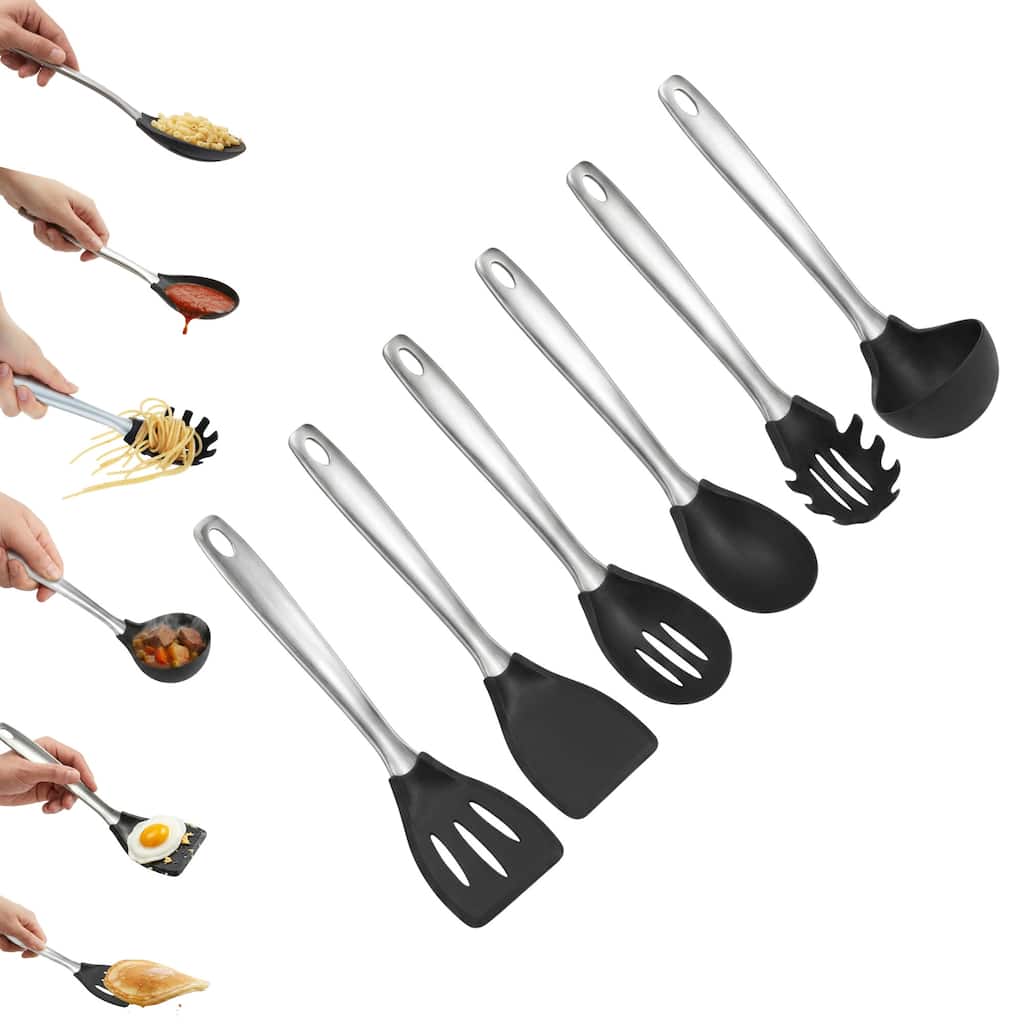 Amco 6 Piece Nylon Utensil Set - 15.74" H