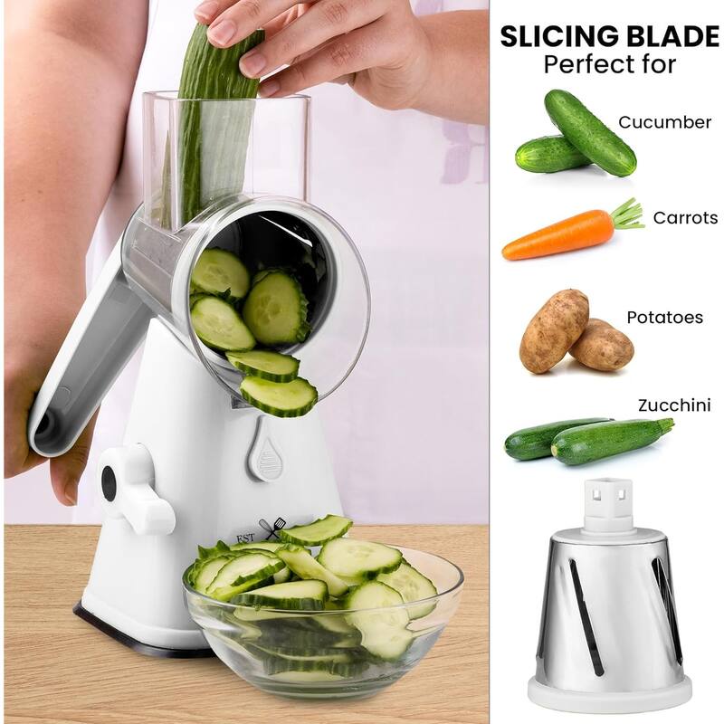 Zulay Kitchen Rotary Cheese Grater On Sale Bed Bath & Beyond 40042534