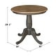 preview thumbnail 40 of 69, International Concepts 30-inch Round Pedestal Table