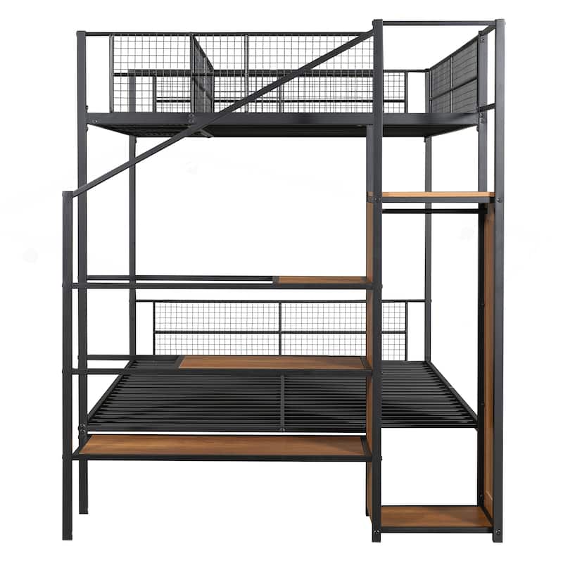 Twin Over Full Metal Bunk Bed
