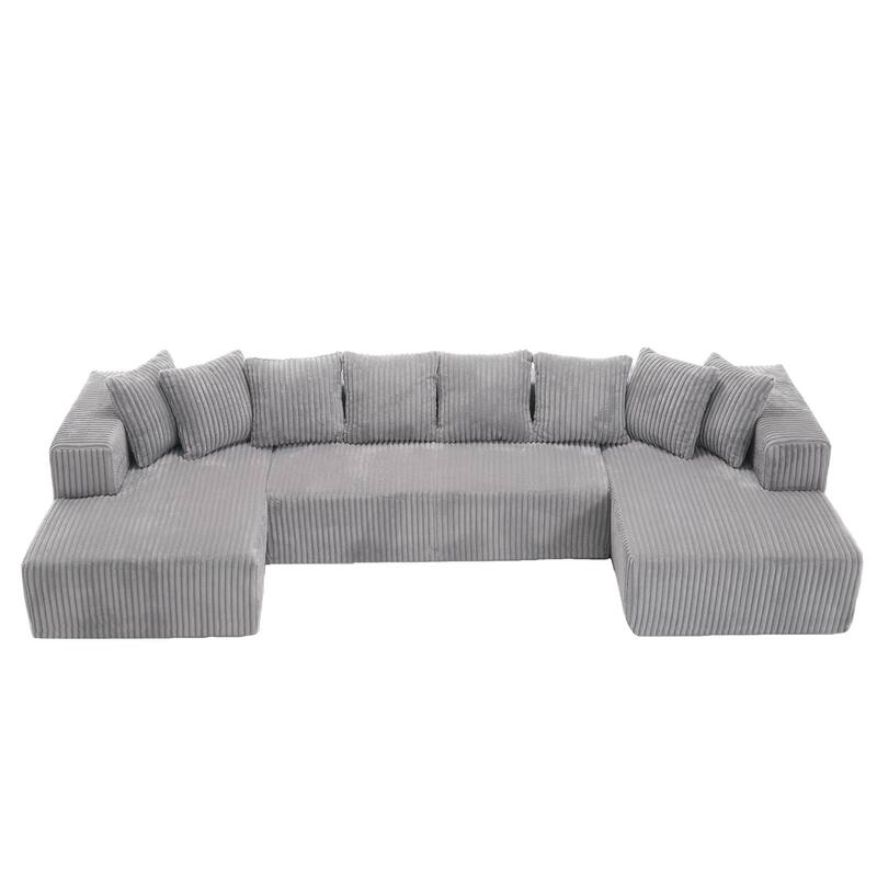 Modular Sectional Couch U-shaped sofa Chaise Lounge