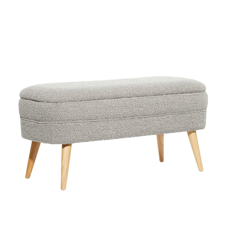 Wood Contemporary Storage Bench - 40 x 16 x 19