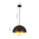 preview thumbnail 58 of 200, Industrial Oversized Metal Dome Pendant Light - Modern Farmhouse