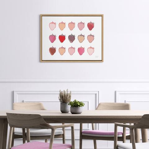 Kate and Laurel Sylvie Fields Print Framed Canvas by Statement Goods