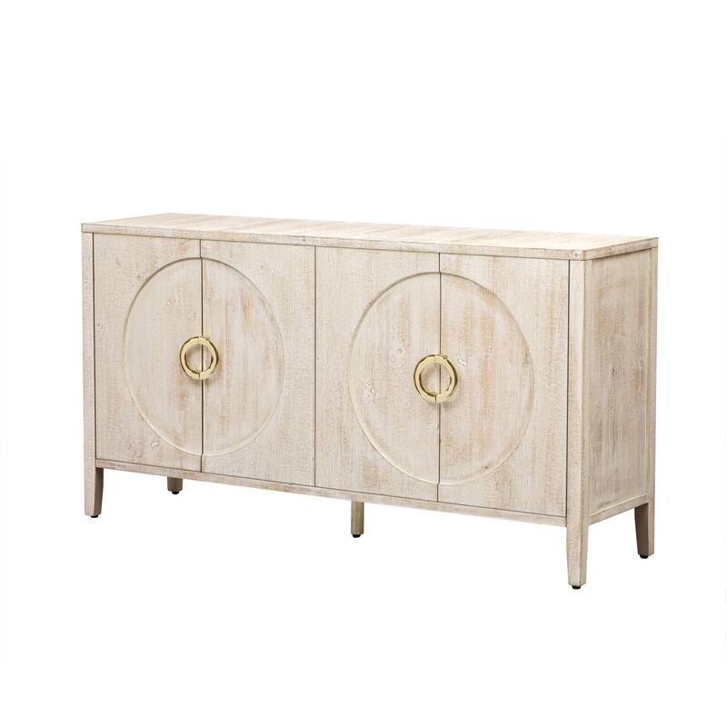 Sophisticated Fir Veneer Cabinet With Textured Finish,Suitable For Corridor, Entrance, Living Room, Study