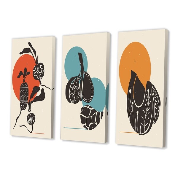 Designart 'Minimalistic Japanese Geometric Vintage Designs III